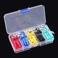 thumbnail image 2 of 100P car wire 5-color male and female bullet connector crimping terminal box kit-, 2 of 4