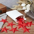 thumbnail image 6 of 30PCS 2.4" Red Metal Star Decor Barn Star with Hole Iron Vintage Wall Arts Hanging Wall Decors, 6 of 9