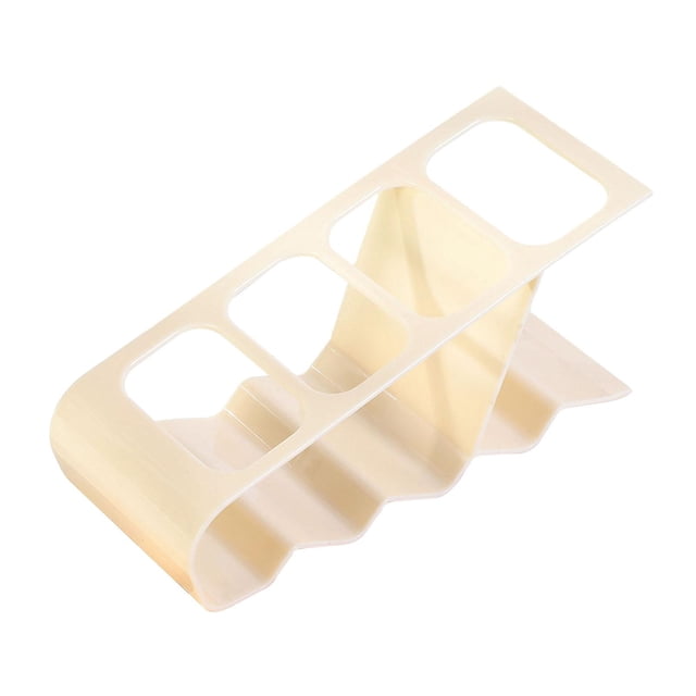 Soporte para control remoto Organizador compacto para controles remotos de TV y brochas de maquillaje Blanco