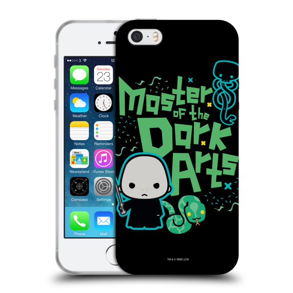 Head Case Designs Officially Licensed Harry Potter Deathly Hallows I Voldemort Soft Gel Case Compatible with Apple iPhone 5 / 5s / iPhone SE 2016