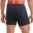 thumbnail image 3 of Boxers tipo bóxer Champion de algodón con elasticidad y control de humedad, paquete de 3, 3 of 6