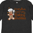 thumbnail image 4 of Inktastic Grandma And I Are Baking Buddies Boys or Girls Long Sleeve Toddler T-Shirt, 4 of 5
