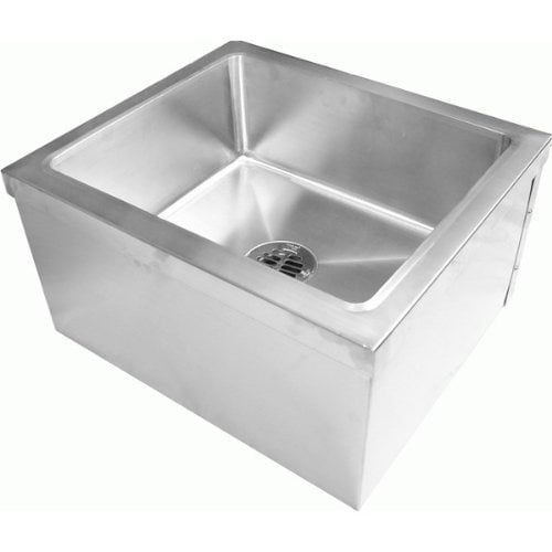 Durasteel Stainless Steel Floor Mount Mop Sink (19"Wx22"Lx12"H