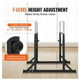 thumbnail image 3 of Dip Bar Station - 800lbs Heavy Duty Adjustable Dip Stand, Fitness Parallel Bars for Home Gym, Push Up Stand, Strength Training Workout Equipment, 3 of 7