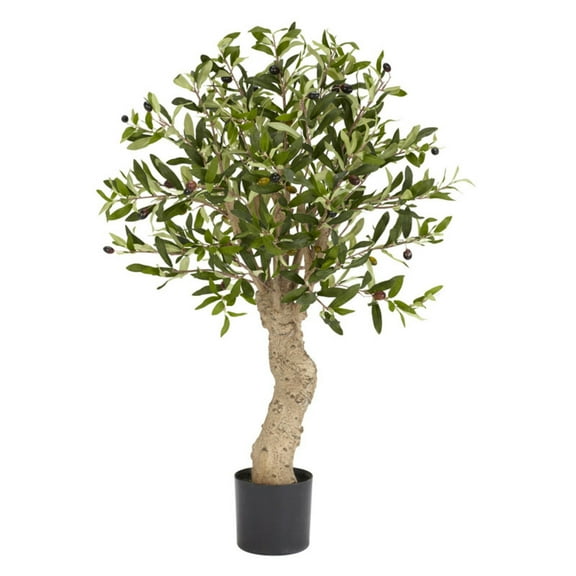 Nearly Natural 2.5' Olive Artificial Tree