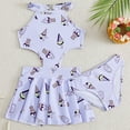 thumbnail image 2 of JFOPQVSM Two Piece Childrens Swimsuit with Print Sweet and Cute Cartoon for Toddlers, 2 of 8