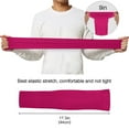 thumbnail image 6 of ALAZA Deep Pink UV Sun Protection Arm Sleeves UPF 50+ Compression Cooling Sleeve 1 Pair, 6 of 7