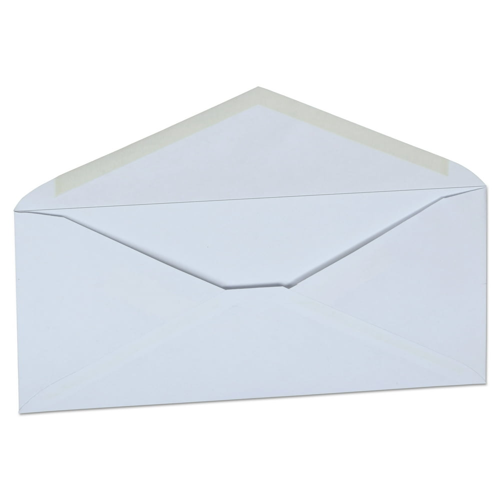 Office Impressions Plain Envelopes, #10, 4 1/8 x 9 1/2, White, 500/Box ...