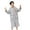 Gray, variant on WOLLED 6-12Y Kids Boys Girls Flannel Robe Toddler Hooded Sleepwear Teen Rabbit Cape Bath Towel Bathrobe Thickened Soft Cute Coral Velvet Bath Towel