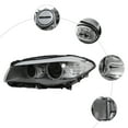 thumbnail image 4 of Replacement Left Headlight Fit for 2011-2013 BMW 5 Series Sedan, Black Housing, Xenon Bulbs Not Included, OEM# 63117203244, 4 of 17