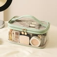 thumbnail image 1 of Fiudx Bolsa de Cosméticos Transparente de Gran Capacidad para Guardar Cosméticos, Lápiz Labial, Color Puro, Bolsa de Aseo Portátil Avanzada, 1 of 3