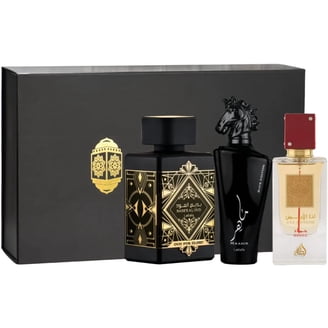 Lattafa Badee Al Oud Eau de Parfum Spray, Unisex, Amber Woody