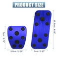 thumbnail image 4 of Cubierta de pedal de acelerador y freno Unique Bargains Kit azul para Subaru, 4 of 7