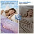 thumbnail image 2 of Blue Purple Pink Cooling Blanket, Lightweight Breathable Summer Throw Blanket with Double Sided Cold Effect,Luxury Marble Modern Abstract Art Picnic Beach Blankets Bed Sheet for Hot Sleepers 40"x60", 2 of 8