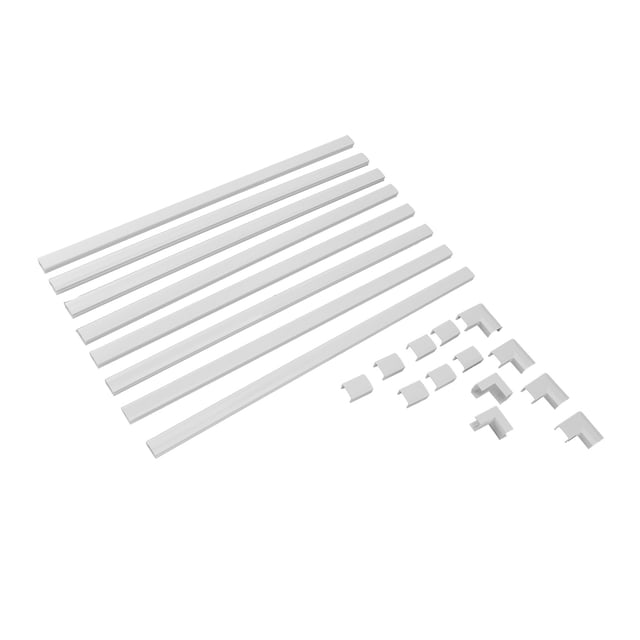 Wall Cord Concealer, Efficient Multipurpose Cord Cover Raceway Kit Stylish for Office