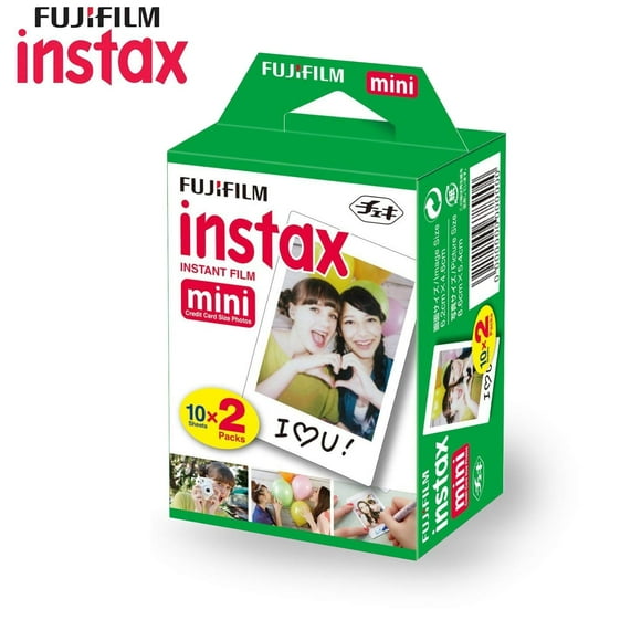 película instantánea fujifilm instax mini  paquete de 20 exposiciones fujifilm fujifilm