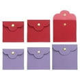 thumbnail image 1 of Uxcell 2 Pcs Mini Bolsa de Joyería, Pequeñas Bolsas de Joyería de Microfibra Suave, Bolsa de Almacenamiento de Regalo para Joyería de Viaje para Mujeres Anillos Collar Pulsera, Rojo/Púrpura, 1 of 7