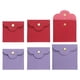 thumbnail image 1 of Uxcell 2 Pcs Mini Bolsa de Joyería, Pequeñas Bolsas de Joyería de Microfibra Suave, Bolsa de Almacenamiento de Regalo para Joyería de Viaje para Mujeres Anillos Collar Pulsera, Rojo/Púrpura, 1 of 7