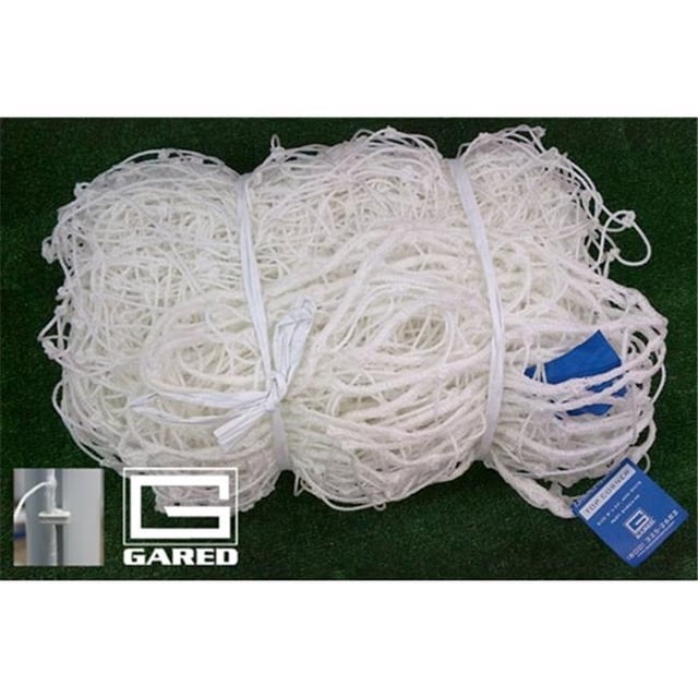 8 x 24 Pi Touchline Soccer Net&44; Hexagone Blanc - 4 mm