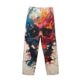 thumbnail image 3 of Fotbe Abstract Colorful Skull Art Men's Pajama Pants,Sleepwear Pants,Pj Bottoms Drawstring And Pockets-XX-Large, 3 of 7