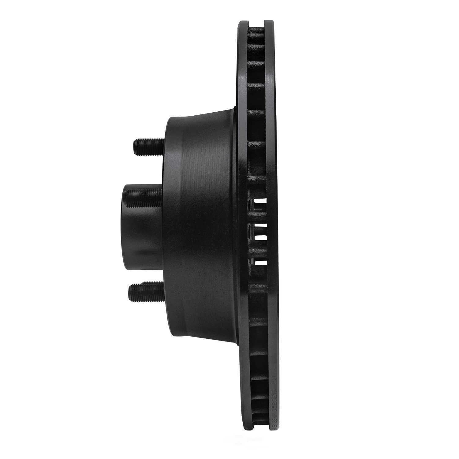 Dynamic Friction Company 633-54008L DFC Brake Rotor - Drilled And Slotted - Black