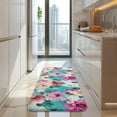 thumbnail image 4 of Pioneer Flower Floral Print Pattern Kitchen Rug Mat,Kitchen Runner Rugs Non Skid Washable,Decorative Kitchen Floor Mats for Kitchen,Sink,Laundry,17"x47.2", 4 of 7