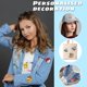 thumbnail image 3 of 16 piezas de parches termoadhesivos para niños, pegatinas de tela para ropa, pegatinas de bordado para chaquetas, sombreros, jeans, 3 of 4