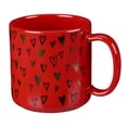 thumbnail image 3 of Way to Celebrate Red Mug Gold with Hearts, 3 of 5
