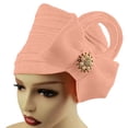 thumbnail image 4 of QASIEATN Women's Everyday Wear Accessories Fashion Ladies' Elegant Beaded Bowknot Hat Solid Color Ethnic Hat Turban for Women, 4 of 4