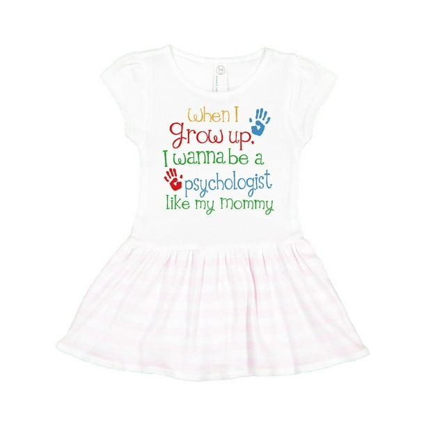 INKtastic Psychologist like Mommy Toddler Dress