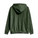 thumbnail image 4 of MHFRRA Sudadera con Capucha y Cremallera de Un Cuarto de Manga Larga con Bolsillo Frontal Tipo Cangurera para Uso Deportivo Informal Al Aire Libre, Tela Ligera y Cómoda Verde, 4 of 4