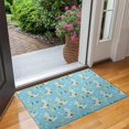thumbnail image 2 of LightBlue Cartoon Dinosaurs Pattern Door Rugs,Washable Non Slip Door Mats Indoor,Decorative Door Mats,Entry Mat Indoor for Entrance,Bedroom,Kitchen,Bathroom,17"x30", 2 of 6