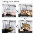 thumbnail image 5 of Yayeee Faucet Mat for Kitchen Sink 14.7" Diatomite Long Splash Guard Pad, Colorful Mushroom, 5 of 7