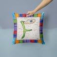 thumbnail image 2 of Carolines Treasures 8429-FPW1414 Beach and Seafood Decorative   Canvas Fabric Pillow 8429 14Hx14W multicolor, 2 of 4