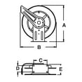 thumbnail image 2 of Reelcraft Welding Hose Reel,1/4" ID,60 ft,T Grade TW7460 OLPT, 2 of 2