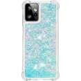 thumbnail image 2 of Case for Motorola Moto G Power 5G 2023 Case Glitter Cute Luxury Love Liquid Quicksand Clear Soft TPU Girls Women Stylish Bumper Shockproof Protective Cover for Moto G Power 5G 2023 Star Blue YB, 2 of 14