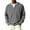 Gray_#01, variant on Nokdvo Waffle Knit Long Sleeve Men Fashion Quarter Button Up Henley Casual Pullover Top Fall Winter Textured Knit Solid Color Loose Workout Shirts,White 3XL