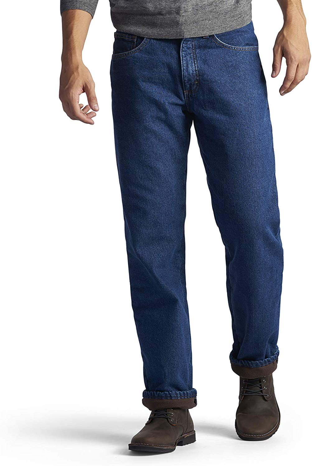 lee men's flannel lined jeans