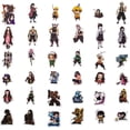 thumbnail image 4 of Paquete de 50 pegatinas de anime, calcomanías para portátiles, equipaje, maleta, botella de agua, bicicleta, motocicleta, monopatín, parachoques de coche Zhivalor XMWJ251, 4 of 4