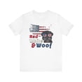 thumbnail image 2 of 4th of July Short Sleeve T-Shirt Featuring an Affenpinscher, 2 of 18