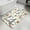 White, variant on Tropical Plants Bathroom Rugs Non Slip Washable Bath Mat Absorbent Front Door Mat Animals Giraffes Zebras Lions Elephant Indoor Doormat for Kitchen Entryway Shower Decor Accessories 15.7"x23.6"