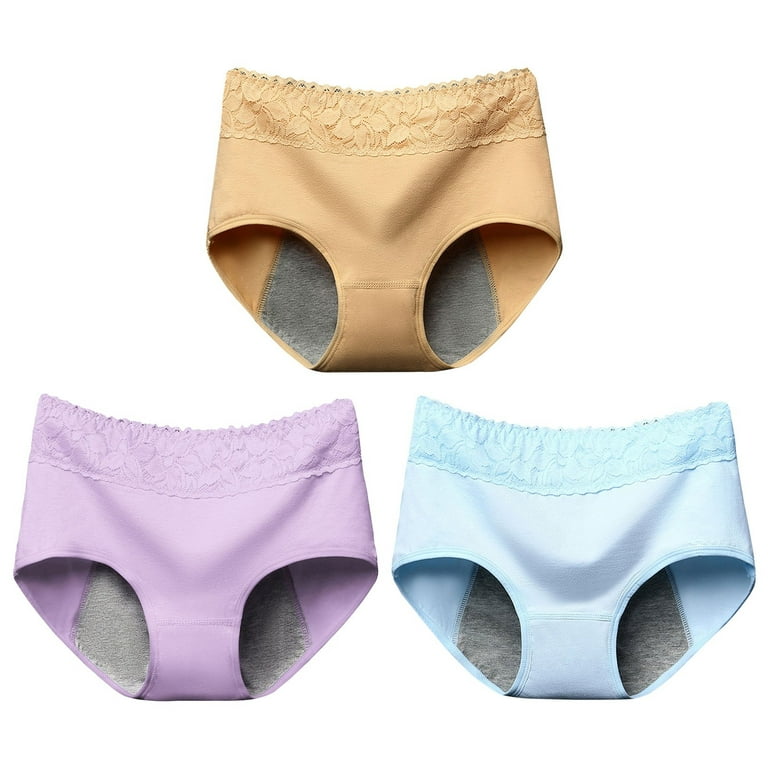 Rovga Underpants High Waist Leakproof Underwear For Women Plus Size Panties  Leak Proof Menstrual Panties Pants Seamless Panties For Women
