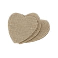 thumbnail image 1 of CRAFTHROU 10Ud Piezas De Hessian Burlap En Corazón Para Adornos De Bodas Y Hogar Natural, 1 of 5