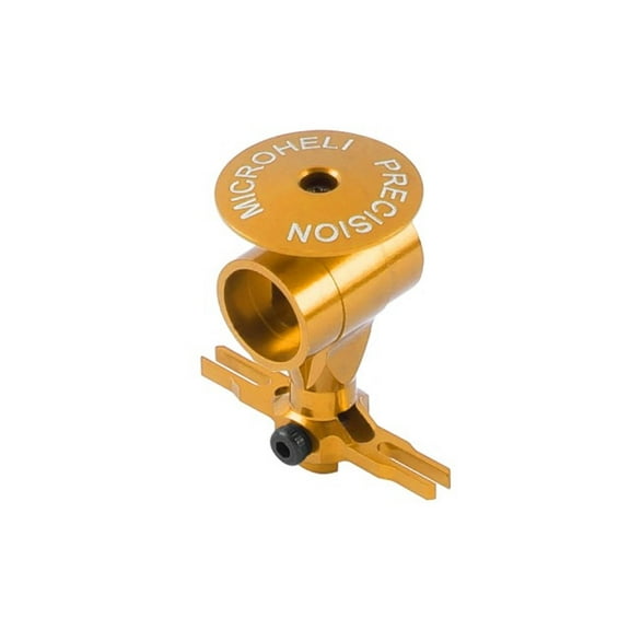 Microheli Aluminum Main Rotor Hub w/ Button (GOLD) - WLTOYS V950