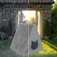 thumbnail image 2 of Cat House for Outdoor Weatherproof Shelter Cats Triangle Moisture and Odor Resistant -Gray, 2 of 7