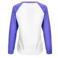 thumbnail image 4 of Liquidación de ICHUANYI, camiseta de manga raglán para mujer, cuello redondo suelto de color, jersey de manga larga, camiseta de manga larga con cuello redondo/camisa ICHUANYI WER202308170467, 4 of 7