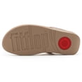 thumbnail image 4 of FitFlop Womens Lulu Crystal Embellished Synthetic Latte Beige Sandals 8 US, 4 of 4