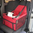 thumbnail image 2 of Dog Car Seat Upgrade Portable Pet Booster Car Seat with Clip-On Safety Leash and PVC Support Pipe, Anti-Collapse,Perfect for Small Pets, 2 of 6
