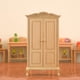 thumbnail image 5 of 2pcs 1/12 Dollhouse Miniature Wooden Crafts Cabinet and Wardrobe for Bedroom Furniture Toy Decor Accessory DIY Pretend Play Room Scene CUTICAT Gabinete de cocina en miniatura, 5 of 8