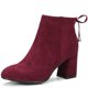 thumbnail image 2 of Botas Martin de primavera para mujer, botas informales con cremallera y tacón cuadrado alto y punta puntiaguda, botines para mujer para primavera, 2 of 5
